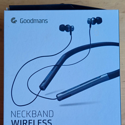 Goodmans Neckband Wireless In-Ear-Kopfhörer Nackenbügel Bluetooth Schwarz