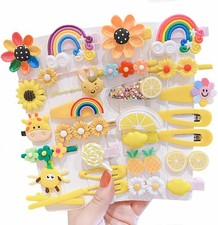 Hair Clips Set 28PCS Cute Colorful Barrettes for Girls Kids