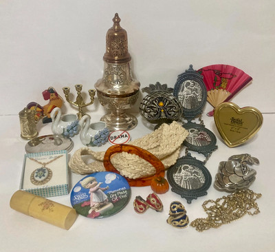 Grandma's Estate Vintage Junk Drawer Lot