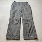 Columbia Titanium Omni-Tech Snow Pants Mens XL Gray Fleece Insulated Skiing
