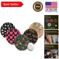 10 Adhesive Patches for Dexcom G7 - Bump-Proof & Comfortable with Heart Design