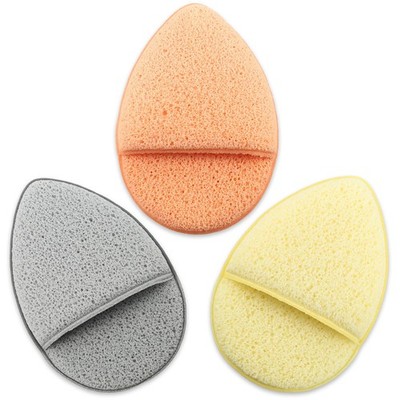 Brvlsoc Reusable Face Scrubber 3 Count (Pack of 1), Orange,Yellow,Gray