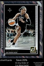 A'ja Wilson 2025 Donruss WNBA Lava #82 Las Vegas Aces