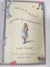 Alice in Wonderland Through the Looking-Glass by Carroll Vtg 1994 HCDJ 