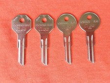 4 American Motors Amc Amx Rambler Nash Ignition And Trunk Key Blanks 1957 - 1969