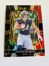 2025 Panini Select - Premier Level Colston Loveland #172 Black & Red Shock Prizm