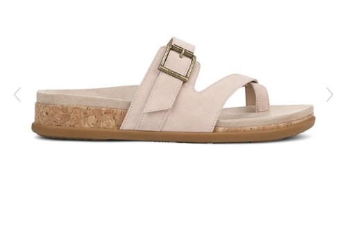 Vionic Carmela Damen Sandalen, Cameo Rose Wildleder Leder - 7,5 WEIT Neu im Karton! - Bild 4 von 8