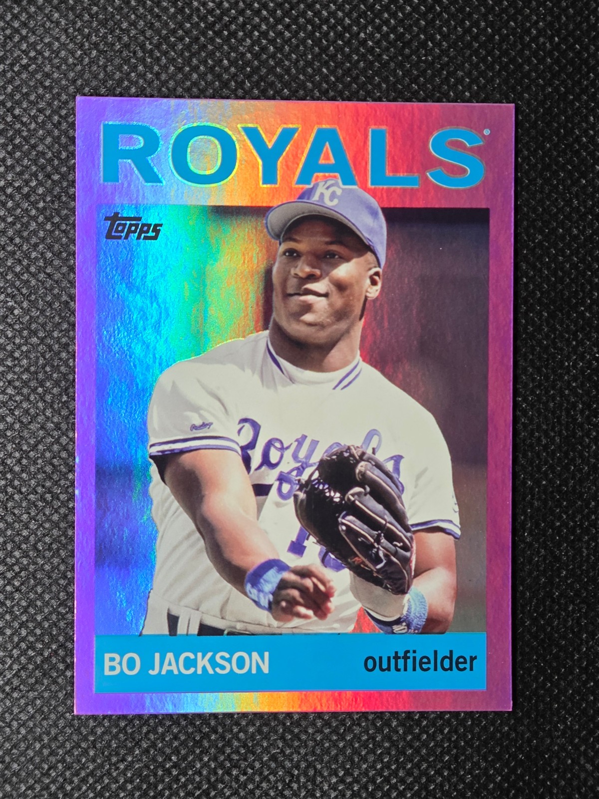 2025 Topps Archives Bo Jackson Pink Foilboard #40 Royals 1964 Design
