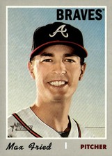 2019 Topps Heritage #577 Max Fried Black Border