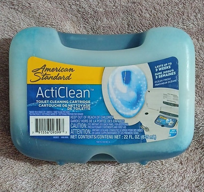 American Standard ActiClean Toilet Cleaning Cartridge Ocean Fresh 22 fl oz Last 