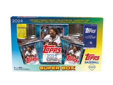 2024 Topps Baseball Series 1 SUPER BOX Sealed Silver Pack 140 Cards + 🔥🔥