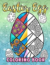 Easter Egg Coloring Book : A Super Cute Easter Coloring Book for