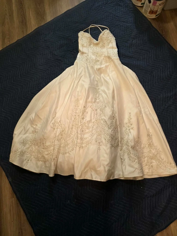 Vestido de novia Marys para mujer talla 10 blanco Foto 2 de 4