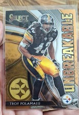 2020 Panini Select - Unbreakable Troy Polamalu #U21 Silver Prizm
