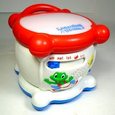 2001 LeapFrog Learning Drum Musical Learning Toy - ABC, 123 - Tested, Works