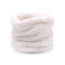 POXIMI Baby Boy Winter Scarf Thick Knitted Neck Warmer One Size, A-white