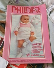 Phildar Mailles #64 Layette Pattern Booklet 66 Baby Designs 1970s Good Condition