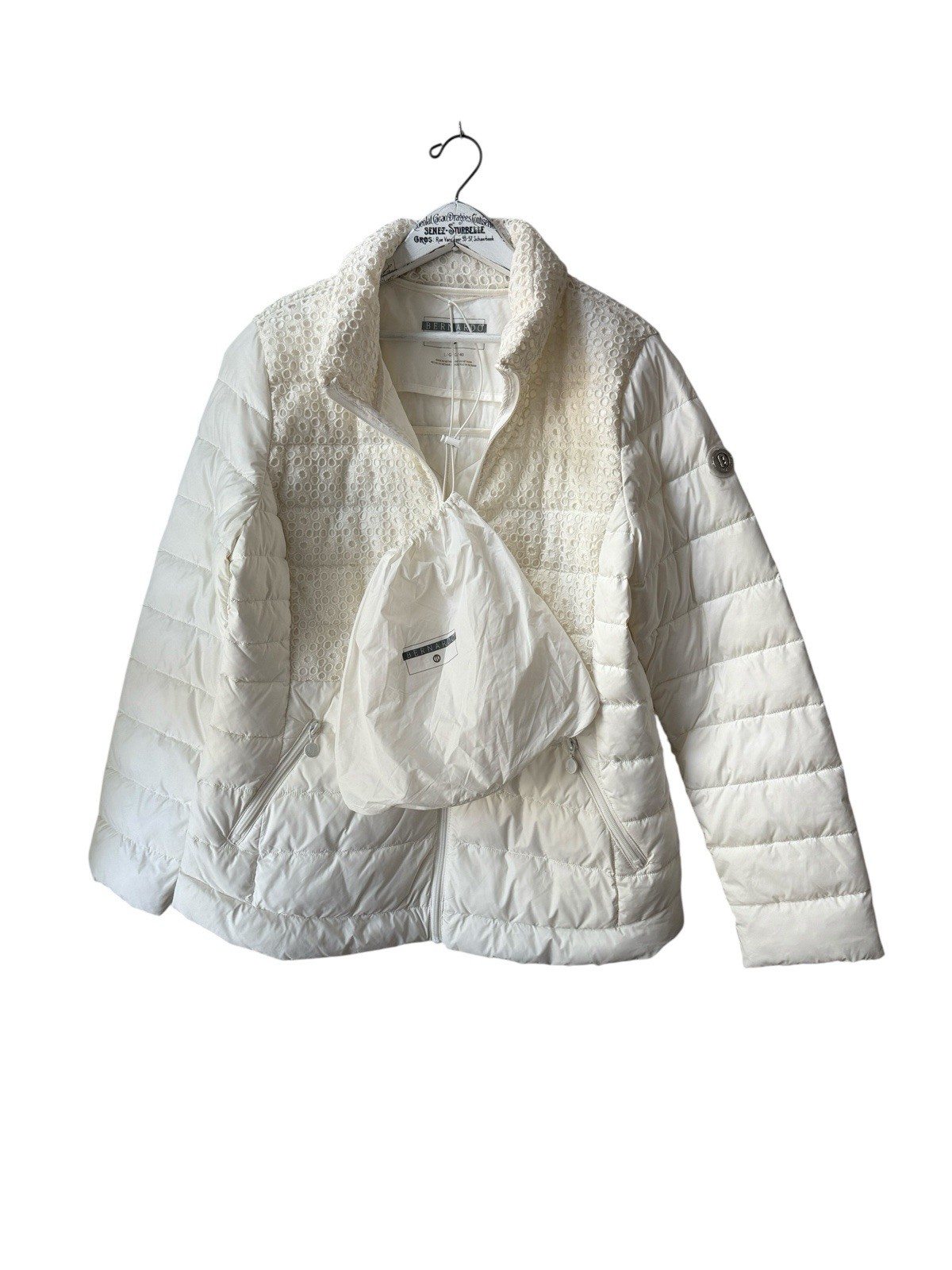 Bernardo Off White Primaloft Packable Puffer Jack… - image 6
