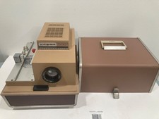 Vintage Argus 500 Electromatic Remote Automatic Slide Projector W/ Case No Cord