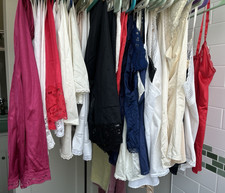 35pc Vintage Slip Lot Olga Vanity Fair Vasarette Penneys  More Half  Camisols