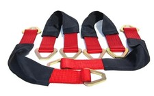 4pk 24 Inch Red Axle Tie Down Straps Car Trailer Hauler Heavy Duty 4pk 24 Inch Red Axle Tie Down Straps Car Trailer Hauler Heavy Duty