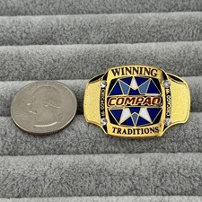 Vintage Compaq Winning Traditions Chicago 1999 Wresting Belt Pin Pinback #59852