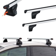 G3 Pacific Alu silber Dachträger für Fiat 500 3-Tür ab 2015 ohne Glasdach