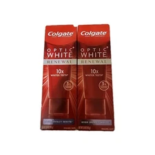 2 Colgate Optic White Renewal High Impact White Whitening Toothpaste 3oz Ea