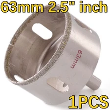 63mm 2.5" Diamond Tile Hole Saw Glass Drill Bits Masonry Tools for Stone