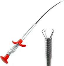 Plumbing Grabber Sink Grabber Flexible Claw Pickup Tool for Litter Pick, Drains,