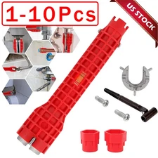 1-10 5 in1 Faucet Sink Installer Home Multi Tool Pipe Wrench Plumbers Homeowners