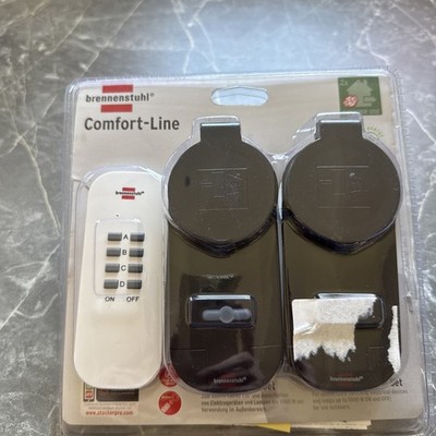 Brennenstuhl Comfort-Line Remote Control Set Wireless Receiver for Outdoors IP44