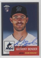 2022 Topps Chrome Platinum Anniversary Anthony Bender #CPA-ABE Auto 4z8