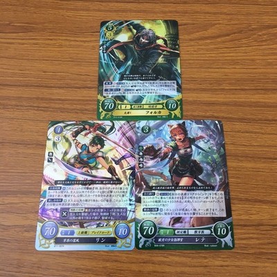 Fire Emblem Cipher Card Lot Lyn Lethe Volke Holo Rare