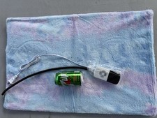 Dog/Cat Electric Heating Pad 28" x 18" Waterproof w/soft faux fur washable cover