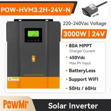 3000W 24V Solar Hybrid Inverter Off Grid 230V 80A MPPT Solar Controller / WIFI
