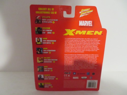 Johnny Lightning X-Men Marvel #3 Rogue 2001 Volkswagen New Beetle 2006 MOC - Picture 4 of 4