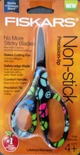 Fiskars 124302 5" Designer Precision-tip Kids Scissors Color Received May Vary