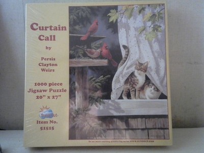 Sunsout CURTAIN CALL by PERSIS CLAYTON WEIRS 1000 piece 20'' x 27'' puzzle