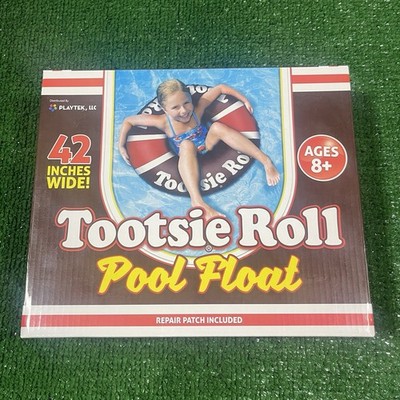 Tootsie Roll 42 Inches Wide Pool Float Repair Patch Included Ages 8+ New in Box!
