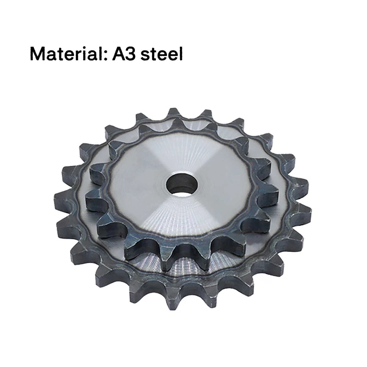 Sourcing Map Pignone Per Catena A Rulli 06B 11 Denti Passo 3/8" Foro 10mm Acciaio - 3