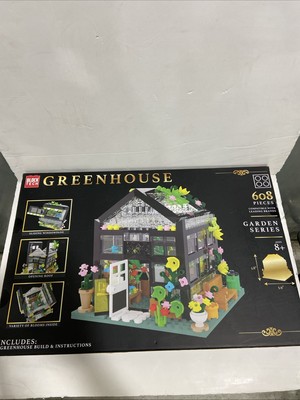 NEW, BLOCK TECH GREENHOUSE GARDEN SERIES 608 PCS BUILDING SET- New  