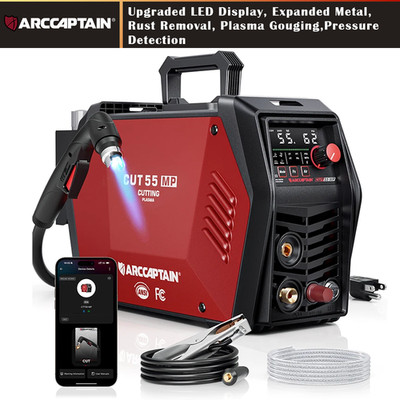 ARCCAPTAIN CUT55 MP Plasma Cutter 1''(26mm)Cut 110V/220V Dual Voltage APP Control