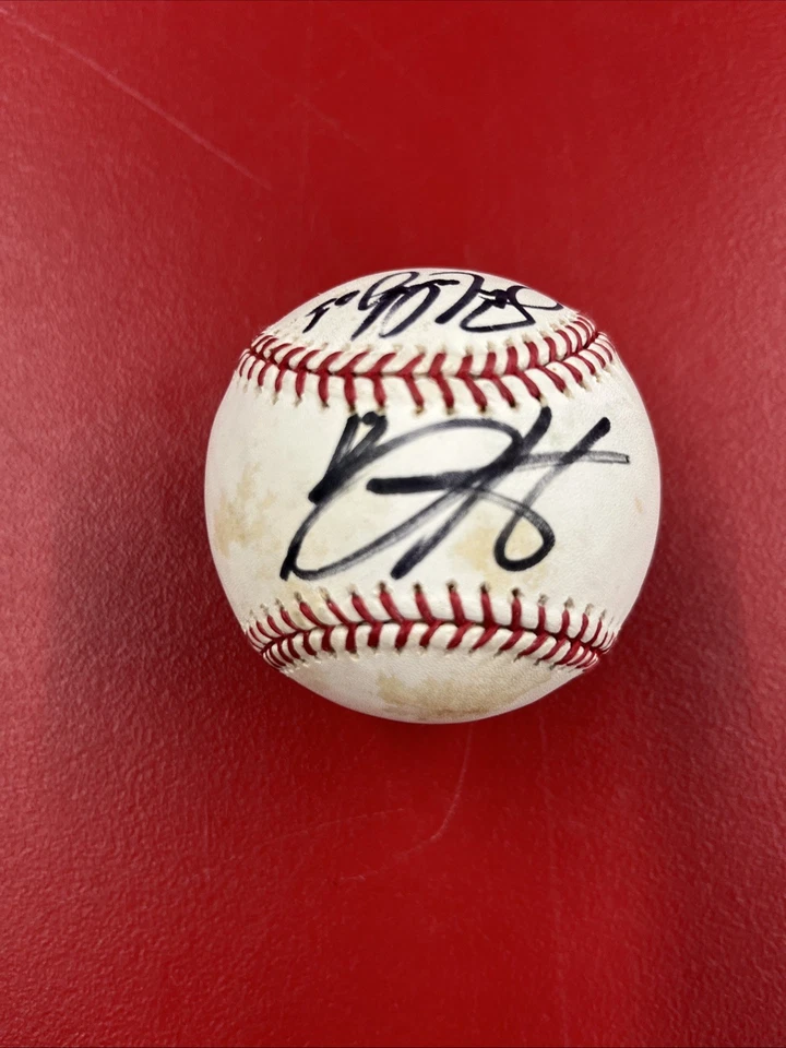 BRYCE HARPER SIGNED OMLB  BASEBALL w. Stev Lombardozzi Rookie Autograph! JSA LOA - Image 2 of 4