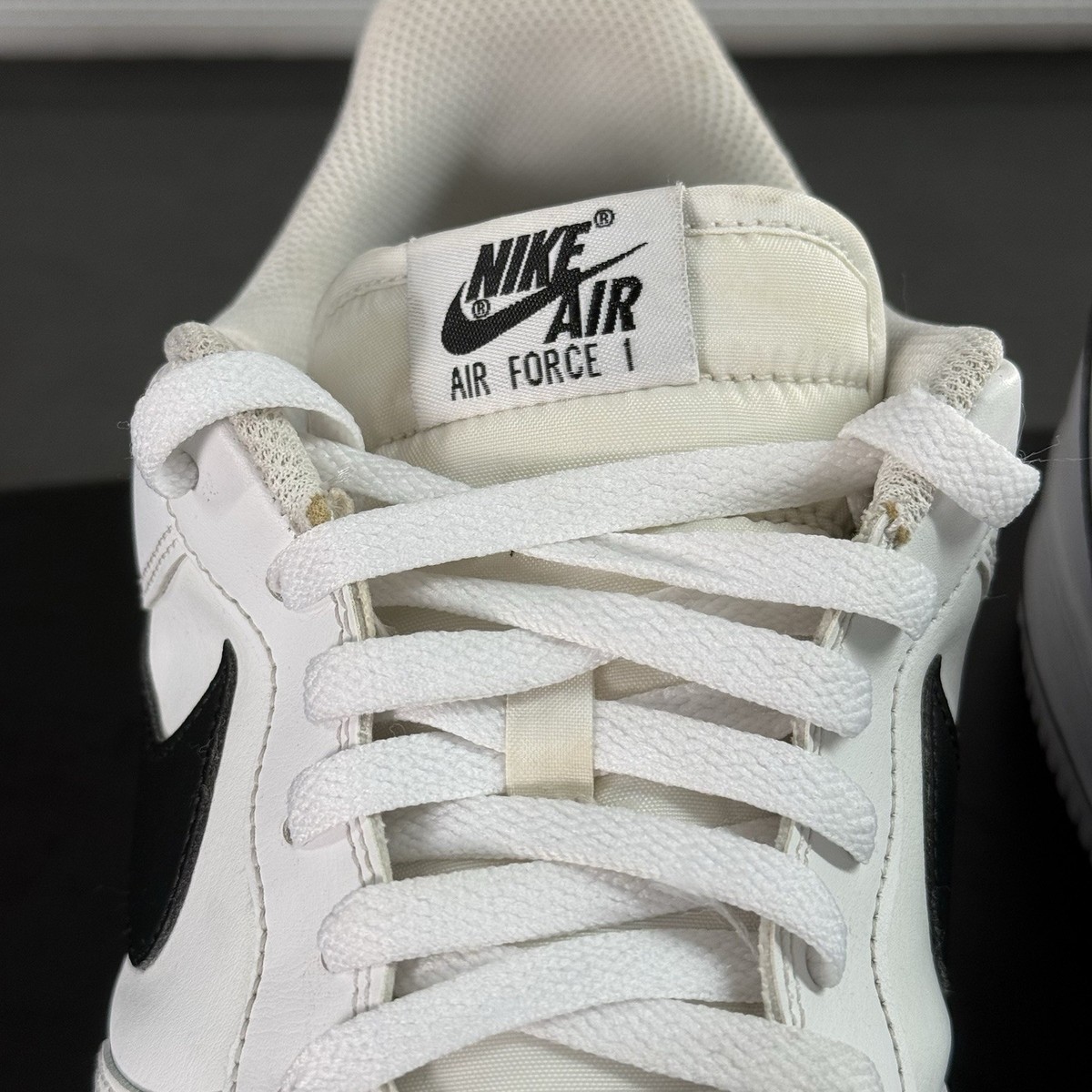 Size 14 - Nike Air Force 1 '07 AN20 White Black for sale online | eBay