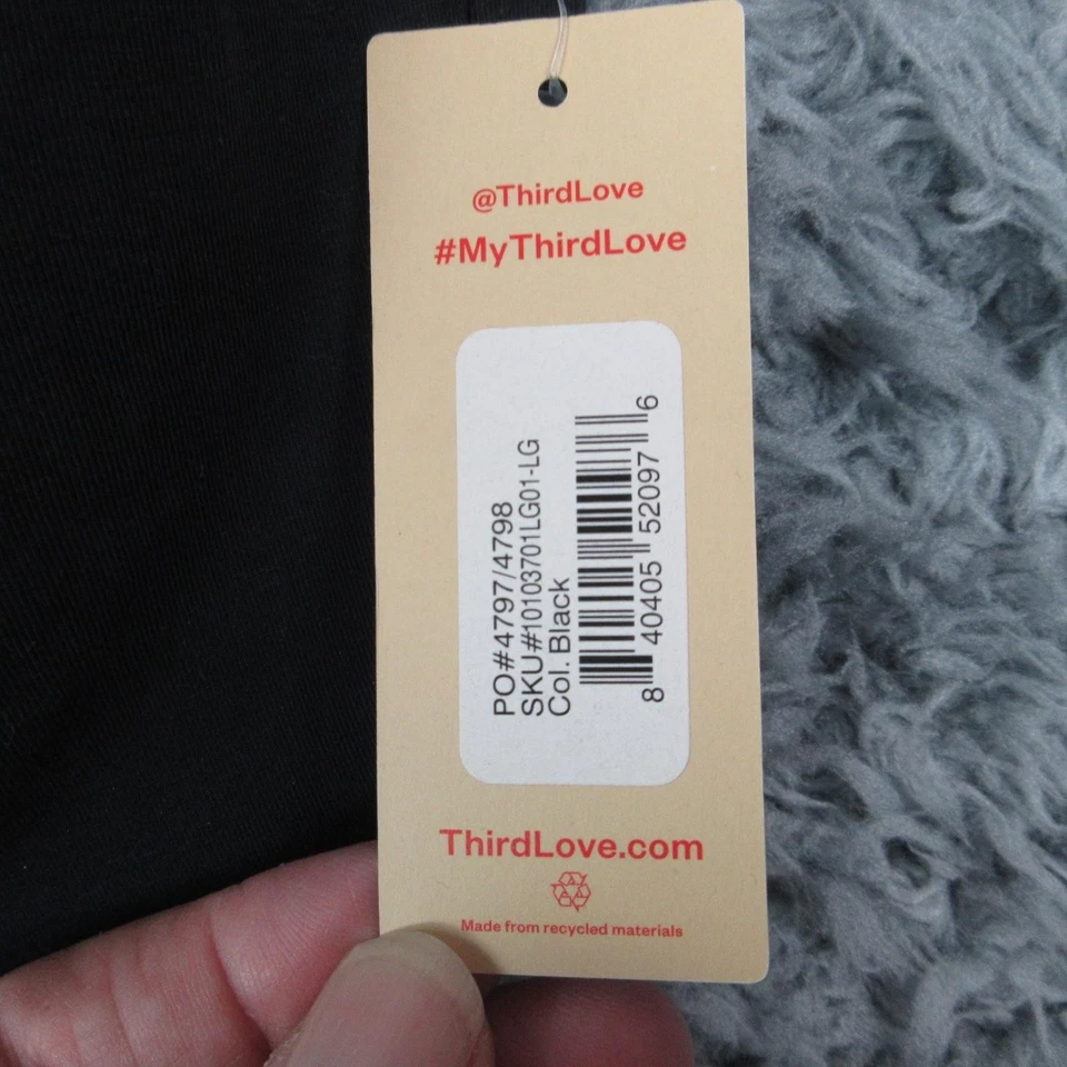 Sutiã ThirdLove Feminino Grande Algodão Orgânico Sem Fio Ajustável Loungewear Novo com etiquetas - Imagem 2 de 4