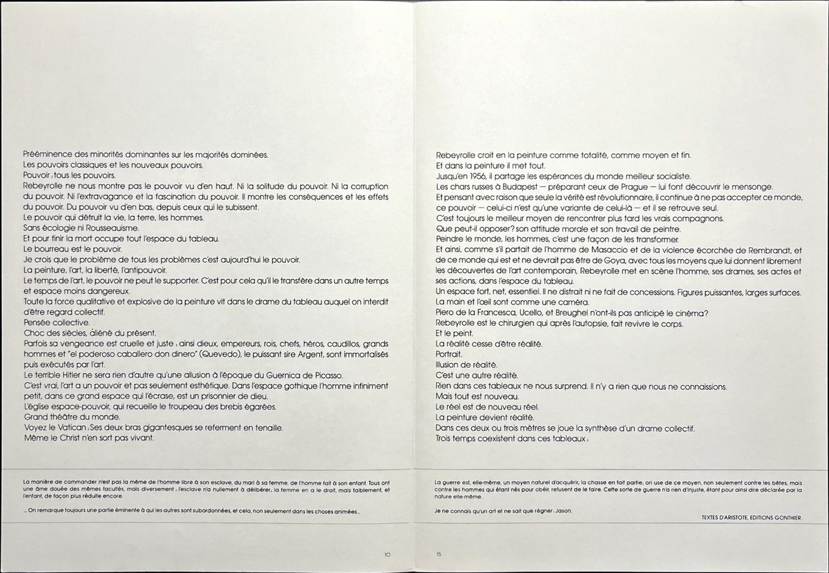 Derriere le Miroir No. 219 - Paul Rebeyrolle 1976 | eBay