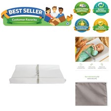 Secure Grip Baby Diaper Changing Pad for Dresser, Waterproof and Wipeable, Co...