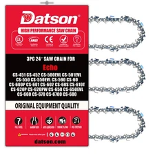 3PC 24" Chainsaw Chain for Echo CS-550EVL CS-590 CS-60 CS-600P CS-601 CS-602