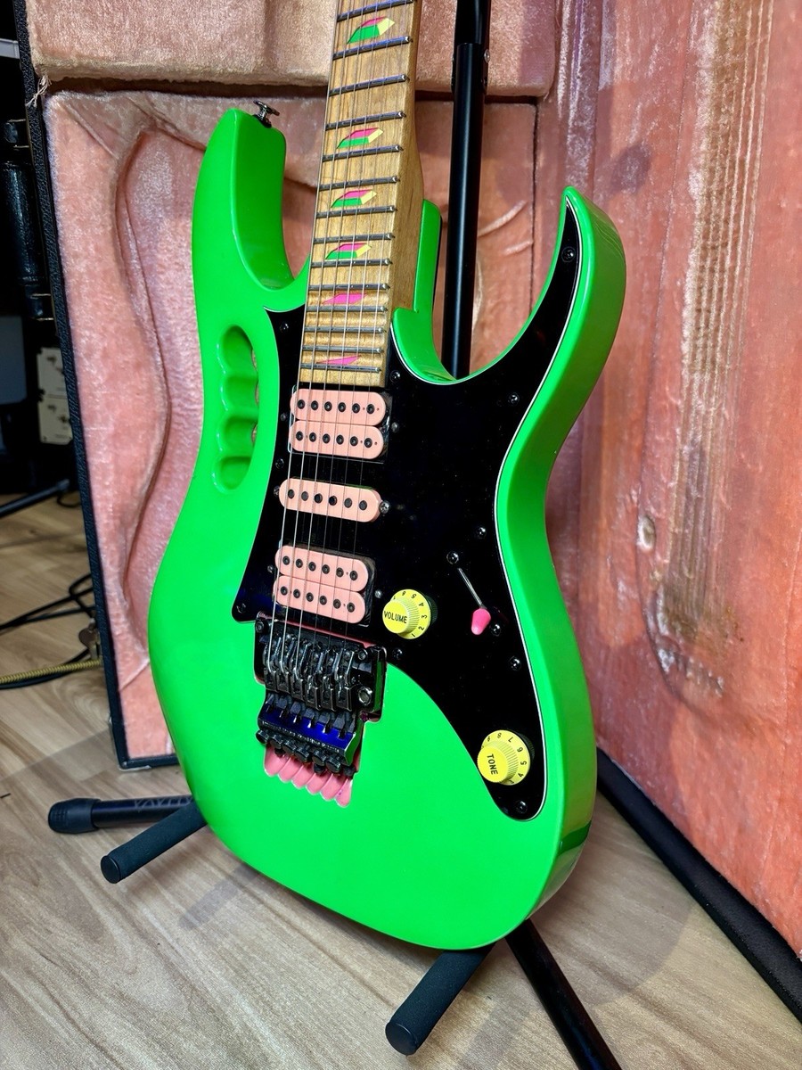Vintage 1987 Ibanez Jem 777-LG #80 LNG GREEN MONSTER “Loch Ness
